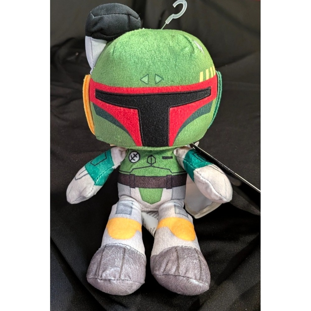 Disney Mattel Star Wars‎ Boba Fett Plush Toy 8-inch Collectible Doll A2
